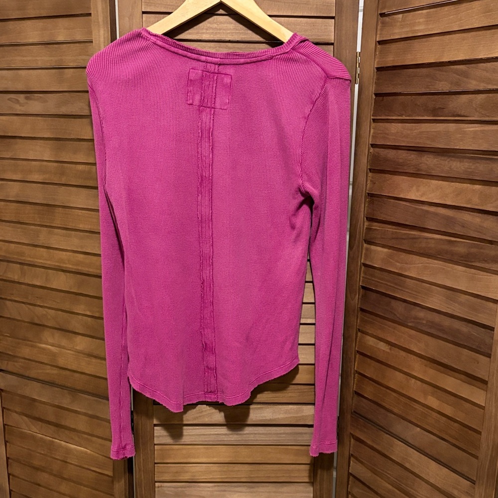 Pilcro Fuchsia Shirt - Picture 3 of 6